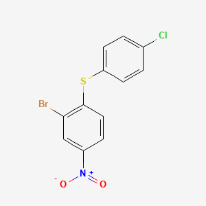 2-Bromo-1-[(4-chlorophenyl)sulfanyl]-4-nitrobenzene