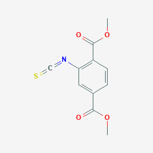 molecular formula C11H9NO4S B2718336 Dimethyl 2-isothiocyanatoterephthalate CAS No. 489438-56-4