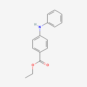 molecular formula C15H15NO2 B2718365 Ethyl 4-(phenylamino)benzoate CAS No. 64878-66-6