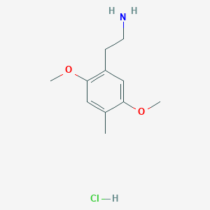 molecular formula C11H18ClNO2 B027185 2,5-Dimethoxy-4-methylphenethylamine hydrochloride CAS No. 25505-65-1