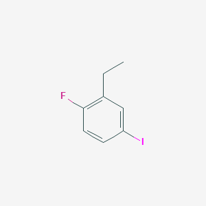 molecular formula C8H8FI B2718544 2-Ethyl-1-fluoro-4-iodobenzene CAS No. 1369775-30-3