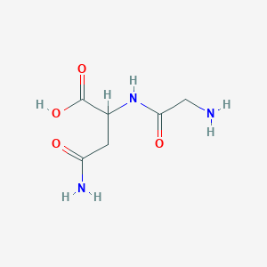 molecular formula C6H13N3O5 B2718665 Glycylasparagine CAS No. 32729-21-8