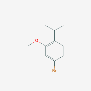 molecular formula C10H13BrO B2718700 4-Bromo-1-isopropyl-2-methoxybenzene CAS No. 1369775-86-9