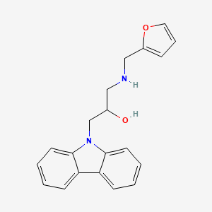 1-Carbazol-9-yl-3-[(furan-2-ylmethyl)-amino]-propan-2-ol