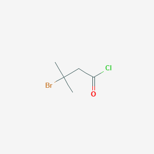 molecular formula C5H8BrClO B2718792 3-Bromo-3-methylbutanoyl chloride CAS No. 67716-21-6