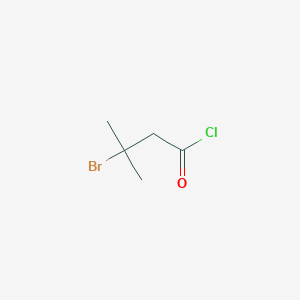 3-Bromo-3-methylbutanoyl chloride