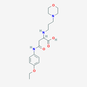 4-((4-Ethoxyphenyl)amino)-2-((3-morpholinopropyl)amino)-4-oxobutanoic acid