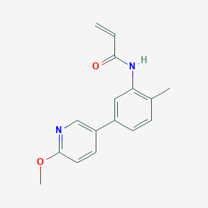 N-[5-(6-Methoxypyridin-3-yl)-2-methylphenyl]prop-2-enamide