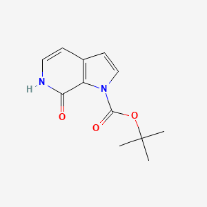molecular formula C12H14N2O3 B2718817 tert-butyl 7-oxo-1H,6H,7H-pyrrolo[2,3-c]pyridine-1-carboxylate CAS No. 1803590-95-5
