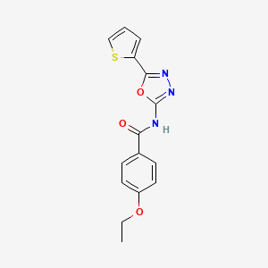 B2718823 4-ethoxy-N-(5-(thiophen-2-yl)-1,3,4-oxadiazol-2-yl)benzamide CAS No. 941961-77-9