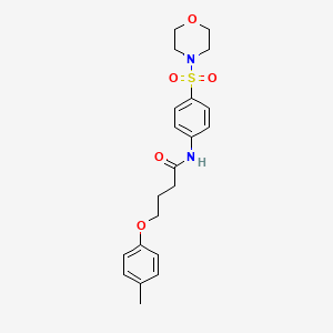 molecular formula C21H26N2O5S B2718841 n-(4-(Morpholinosulfonyl)phenyl)-4-(p-tolyloxy)butanamide CAS No. 867283-84-9