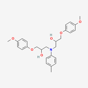 3,3'-(p-Tolylazanediyl)bis(1-(4-methoxyphenoxy)propan-2-ol)