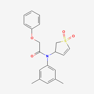 N-(3,5-dimethylphenyl)-N-(1,1-dioxido-2,3-dihydrothiophen-3-yl)-2-phenoxyacetamide