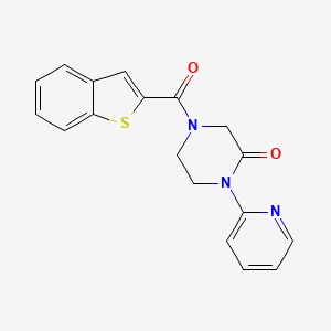 4-(Benzo[b]thiophene-2-carbonyl)-1-(pyridin-2-yl)piperazin-2-one