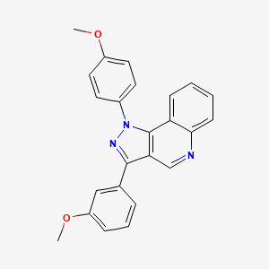 3-(3-methoxyphenyl)-1-(4-methoxyphenyl)-1H-pyrazolo[4,3-c]quinoline