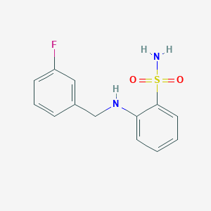 2-[(3-Fluorobenzyl)amino]benzenesulfonamide