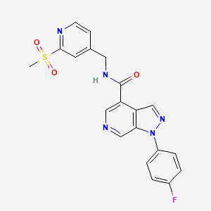 molecular formula C20H16FN5O3S B2718923 CCR1 antagonist 9 