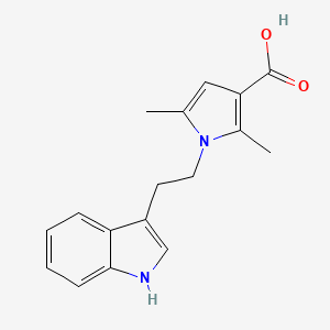 1-[2-(1H-indol-3-yl)ethyl]-2,5-dimethyl-1H-pyrrole-3-carboxylic acid