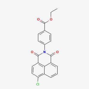 ethyl 4-(6-chloro-1,3-dioxo-1H-benzo[de]isoquinolin-2(3H)-yl)benzoate