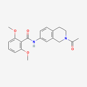 N-(2-acetyl-1,2,3,4-tetrahydroisoquinolin-7-yl)-2,6-dimethoxybenzamide