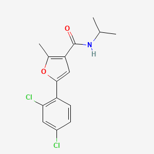 5-(2,4-dichlorophenyl)-N-isopropyl-2-methylfuran-3-carboxamide