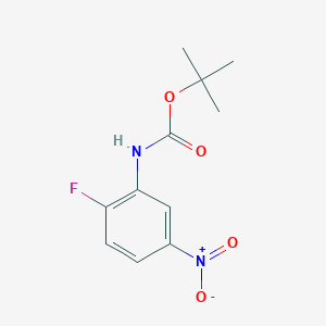 molecular formula C11H13FN2O4 B2718962 Tert-butyl (2-fluoro-5-nitrophenyl)carbamate CAS No. 535170-15-1