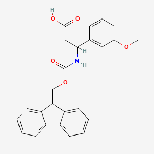 3-(9H-fluoren-9-ylmethoxycarbonylamino)-3-(3-methoxyphenyl)propanoic Acid