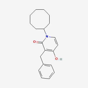 3-benzyl-1-cyclooctyl-4-hydroxy-2(1H)-pyridinone