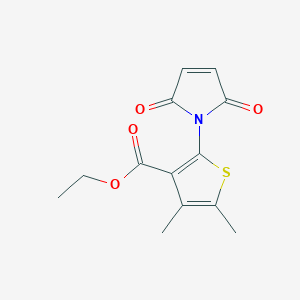 ethyl 2-(2,5-dioxo-2,5-dihydro-1H-pyrrol-1-yl)-4,5-dimethylthiophene-3-carboxylate