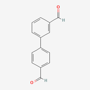 molecular formula C14H10O2 B2719025 [1,1'-Biphenyl]-3,4'-dicarbaldehyde CAS No. 869959-13-7