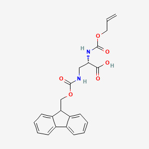 molecular formula C22H22N2O6 B2719031 Alloc-L-Dapa(Fmoc)-OH CAS No. 176755-00-3