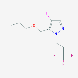 4-iodo-5-(propoxymethyl)-1-(3,3,3-trifluoropropyl)-1H-pyrazole