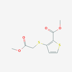 Methyl 3-(2-methoxy-2-oxoethylthio)thiophene-2-carboxylate