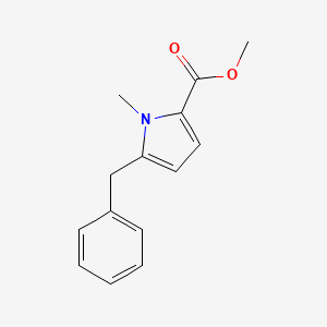 molecular formula C14H15NO2 B2719069 methyl 5-benzyl-1-methyl-1H-pyrrole-2-carboxylate CAS No. 1374407-82-5
