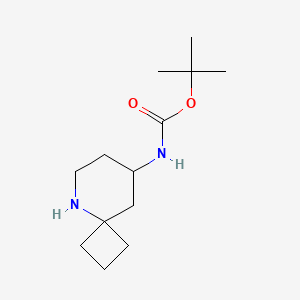molecular formula C13H24N2O2 B2719117 tert-Butyl 5-azaspiro[3.5]nonan-8-ylcarbamate CAS No. 1934568-59-8