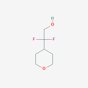 2,2-Difluoro-2-(oxan-4-yl)ethanol