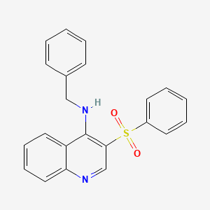3-(benzenesulfonyl)-N-benzylquinolin-4-amine