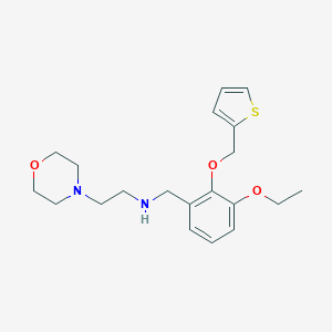molecular formula C20H28N2O3S B271917 N-[3-ethoxy-2-(2-thienylmethoxy)benzyl]-N-[2-(4-morpholinyl)ethyl]amine 