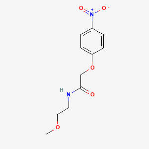 N-(2-methoxyethyl)-2-(4-nitrophenoxy)acetamide