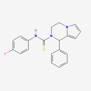 N-(4-iodophenyl)-1-phenyl-3,4-dihydropyrrolo[1,2-a]pyrazine-2(1H)-carbothioamide