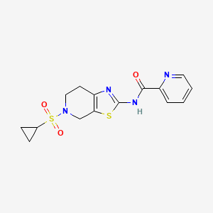 N-(5-(cyclopropylsulfonyl)-4,5,6,7-tetrahydrothiazolo[5,4-c]pyridin-2-yl)picolinamide