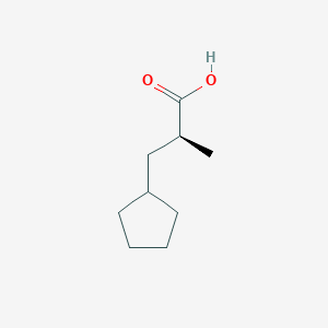 (2S)-3-Cyclopentyl-2-methylpropanoic acid