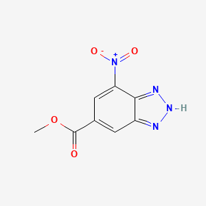 Methyl 4-nitro-1H-1,2,3-benzotriazole-6-carboxylate