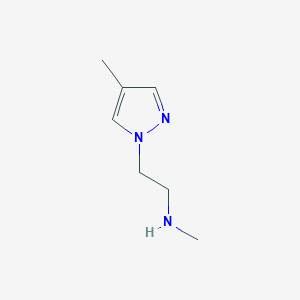 N-Methyl-2-(4-methyl-1H-pyrazol-1-yl)ethanamine
