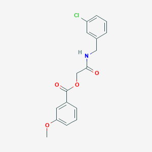 2-((3-Chlorobenzyl)amino)-2-oxoethyl 3-methoxybenzoate