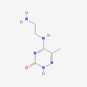 5-(2-aminoethylamino)-6-methyl-2H-1,2,4-triazin-3-one