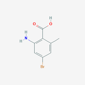 molecular formula C8H8BrNO2 B2719301 2-Amino-4-bromo-6-methylbenzoic acid CAS No. 1191076-36-4