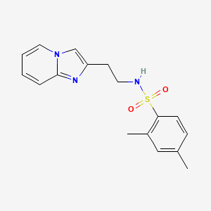 N-(2-(imidazo[1,2-a]pyridin-2-yl)ethyl)-2,4-dimethylbenzenesulfonamide