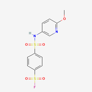 4-[(6-Methoxypyridin-3-YL)sulfamoyl]benzenesulfonyl fluoride
