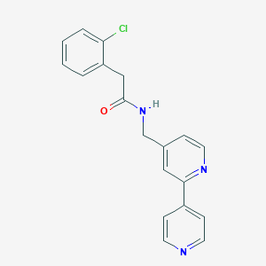 N-([2,4'-bipyridin]-4-ylmethyl)-2-(2-chlorophenyl)acetamide